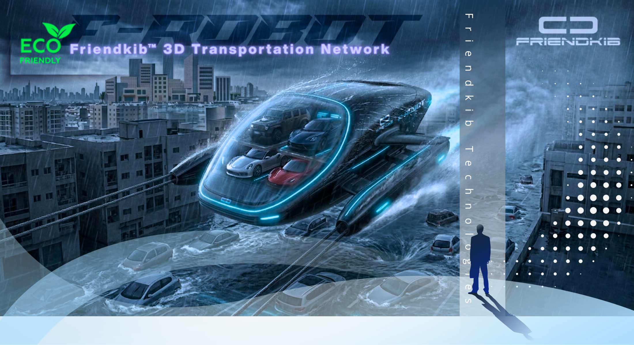 Friendkib F-Robot 3D Transportation Network