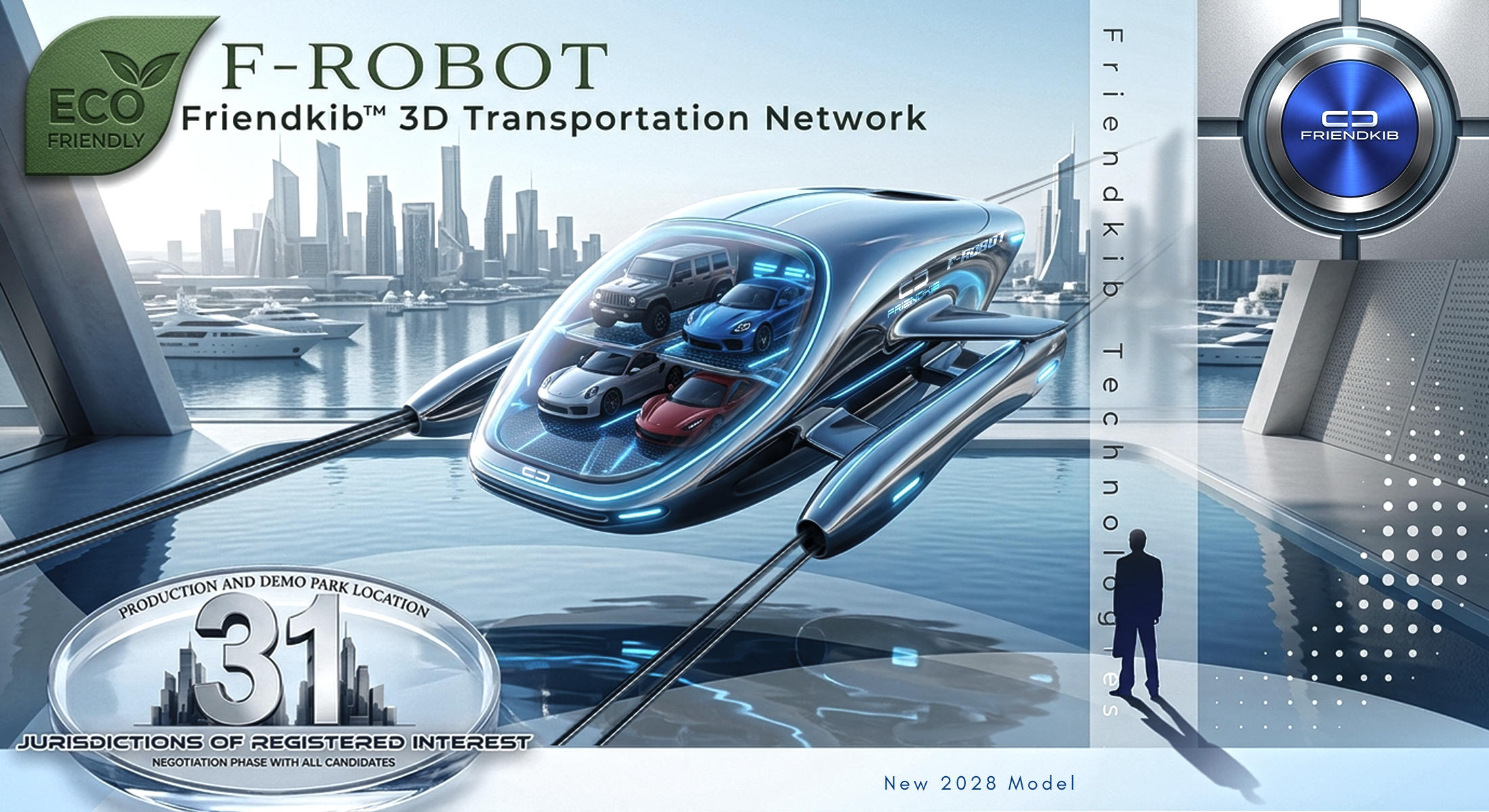 Friendkib F-Robot 3D Transportation Network